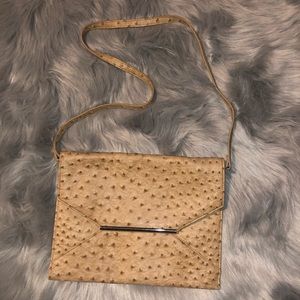 Merona Envelope-Style Purse Color Tan EUC